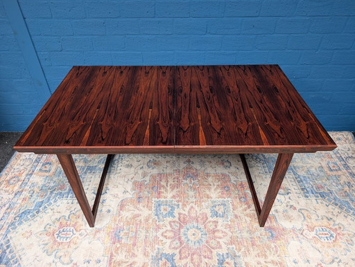 Mesa vintage de palisandro, diseño danés, década de 1960.