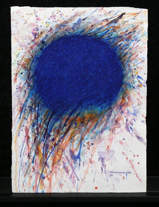 Berner, Bernd - zonder titel - 1988 - gouache op geschept papier - met de hand gesigneerd