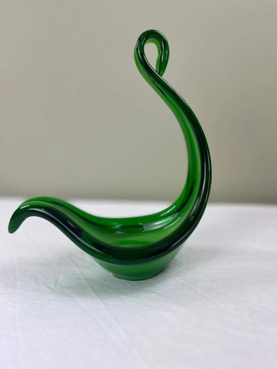 Murano swan catchall – Bowls, Crystal, Glass, Art Deco (photo 7 of 8)