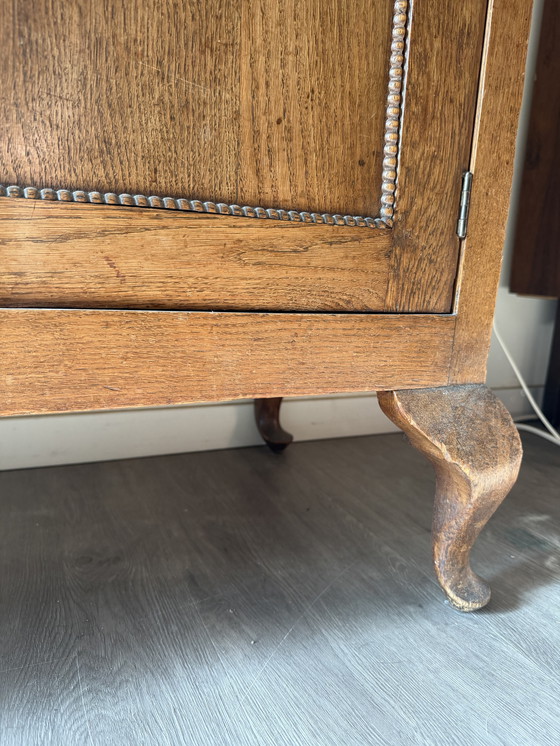 Image 1 of Antique low sideboard wall cabinet