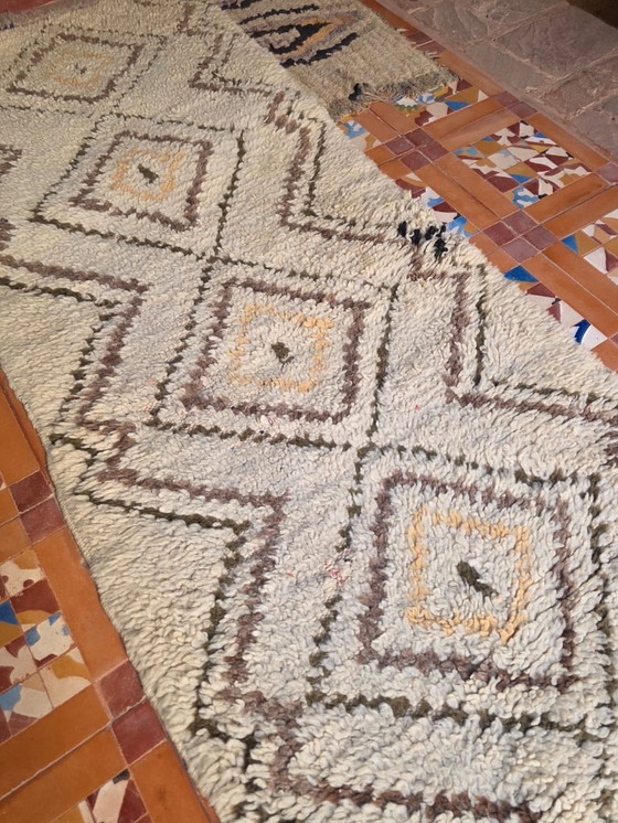 Image 1 of Vintage Beni Ourain runner rug 200 x 72 cm 