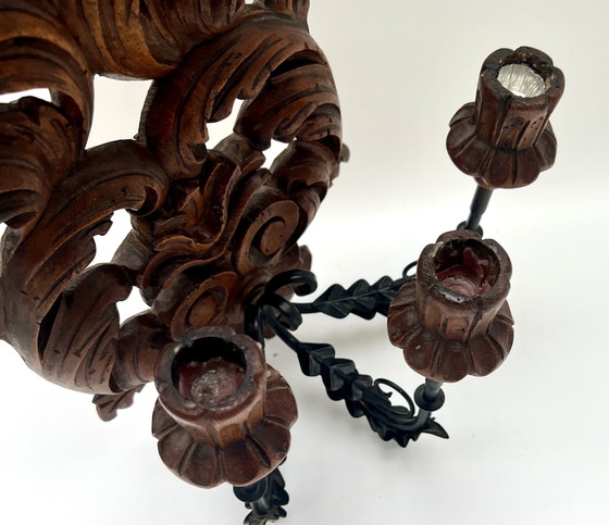 Image 1 of Candelabro de pared histórico de estilo rococó