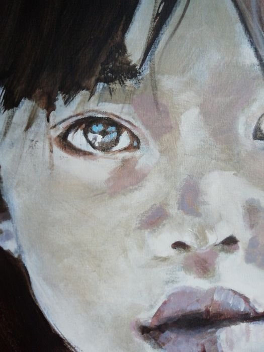 Image 1 of Refugee Girl par Manu de Mey