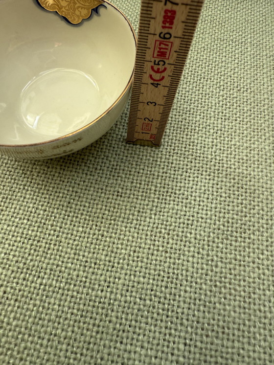 Image 1 of Tazza da caffè/piattino Limoges/Bavaria - dipinta a mano in oro