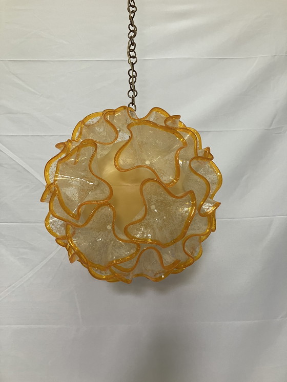 Image 1 of Lampada a sospensione italiana vintage con ciotole stampate in plastica