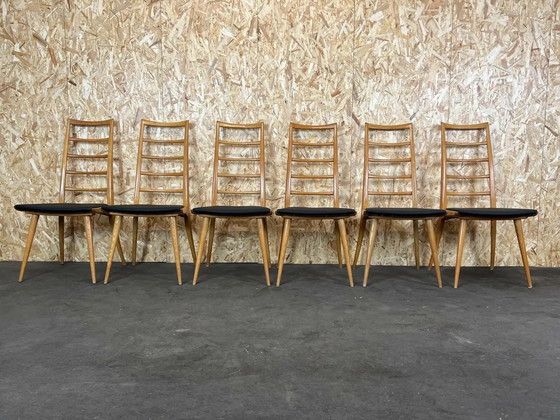 Image 1 of 6x 60s 70s stoelen Eetkamerstoel Eetkamerstoelen Deens design 60s