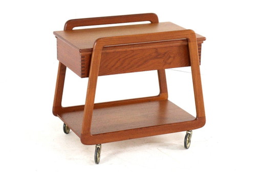 Henning Wind-Hansen voor Sika mobler trolley vintage Deens