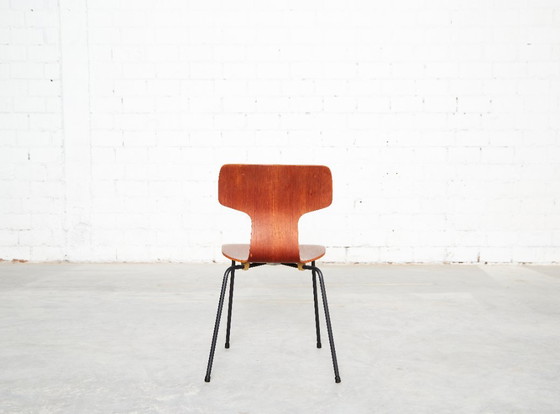 Arne Jacobsen 3103 Hammer Chair voor Fritz Hansen | Set van vier – Eetkamerstoelen, Wood (photo 6 of 20)