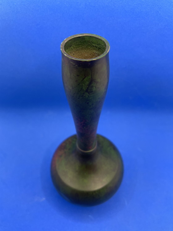 Image 1 of Japans bronzen vaasje