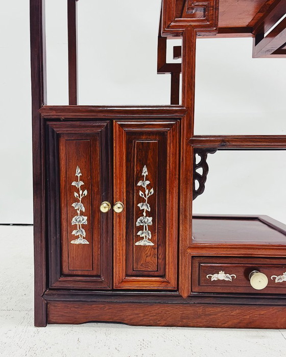 Image 1 of Small Chinese Display Cabinet