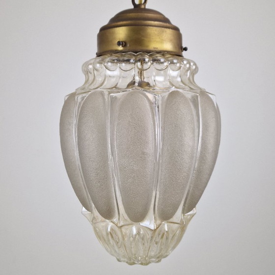 Image 1 of Italian Mazzega Murano Glass Pendant Lamp, 1970s