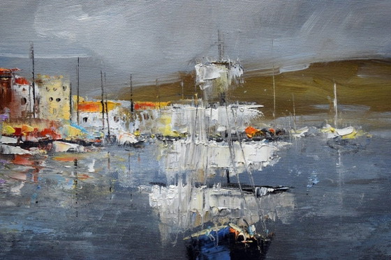 Sławomir Zajkowski - Napoli, Dipinti e disegni, Tela, Altro, Blu, Impressionisme (foto 3 di 6)