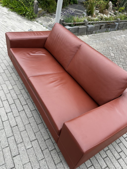LEOLUX ANTIPODE 3 and 2 seater leather