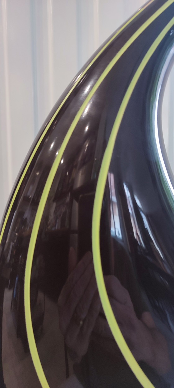 Image 1 of Skulpturale Keramikvase, modernistische Linienführung, Designerstück