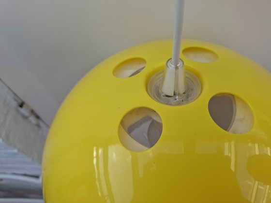 Ikea Skoljig Cloud Lamp Pendant Lamp Yellow White Henrik Preutz 1990s – Plastic (photo 6 of 6)