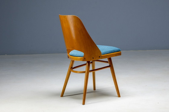 Image 1 of Juego de cuatro sillas de comedor, Radomír Hofman, años 60, Checoslovaquia