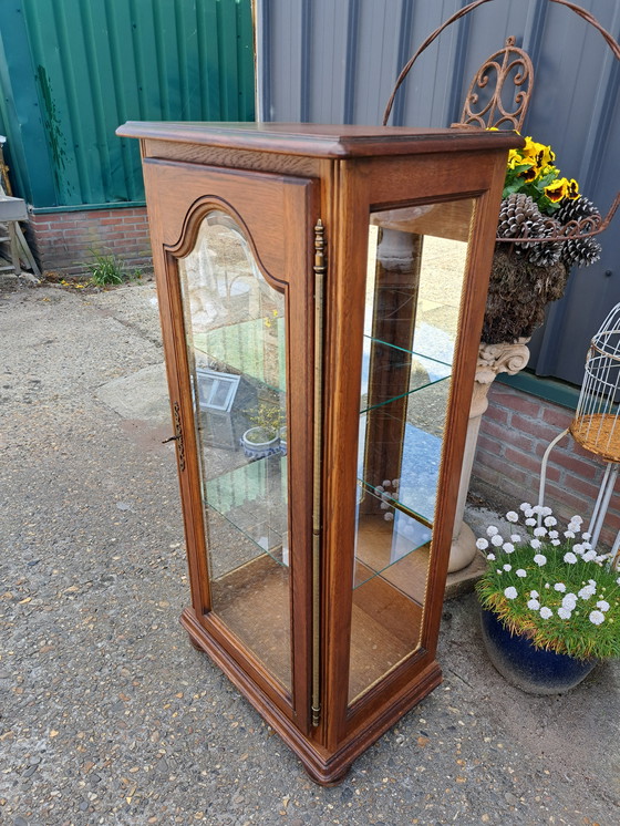 Image 1 of Vetrina classica, mobile porta stoviglie, bar per whisky, mobile porta bevande Dimensioni 61x40 cm e 130 cm di altezza