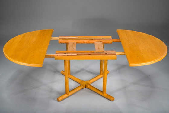 Image 1 of Danish Extendable Oak Dining Table by Kurt Østervig for Jason Møbler, 1950s