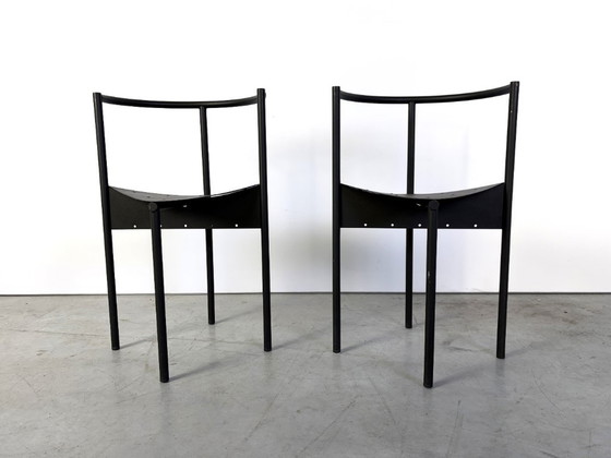 Pair of wendy Wright chairs by Philippe Starck, 1986 – Chairs and lounge chairs, Metal (photo 3 of 11)