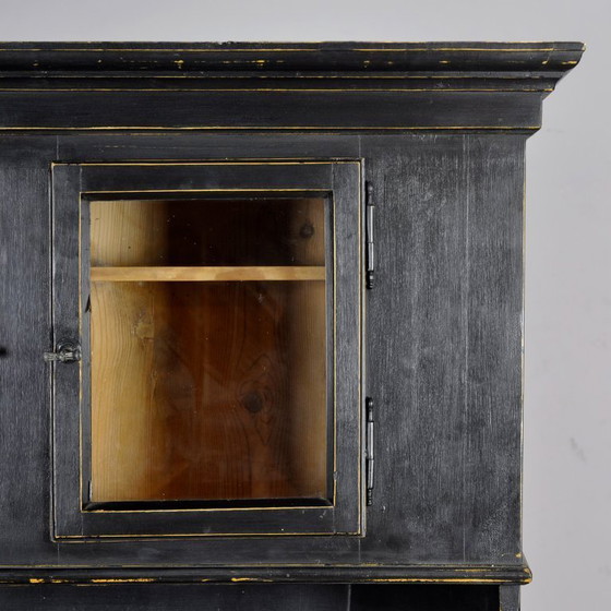 Image 1 of Black Pine cabinet, circa 1900