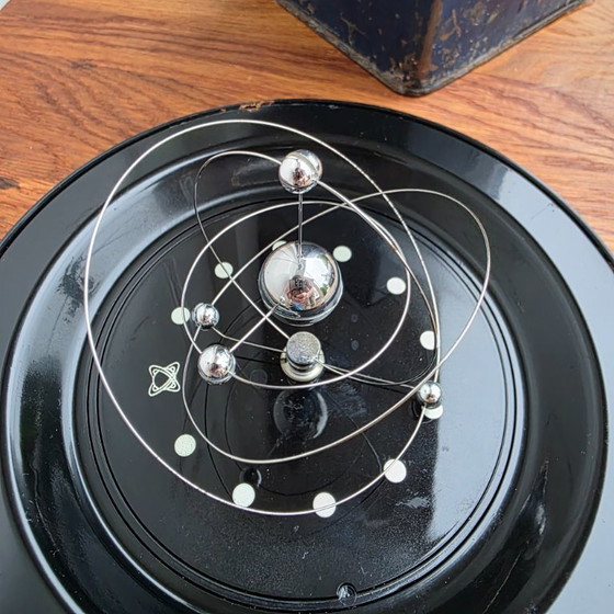 Image 1 of Vintage Space Age Planetary Clock