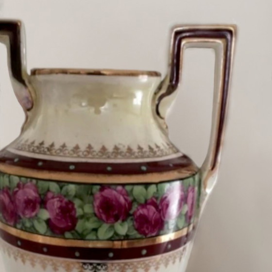 Jarrón Art Déco Loza Fina Y Oro Boch Frères C. 1920 – Jarrones, Ceramic (photo 2 of 7)