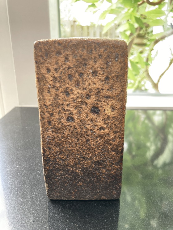 Image 1 of Beautiful block vase by Vest Ceramics - from Woerden