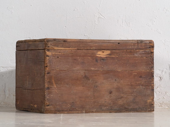 Petite caisse en bois antique (c.1920) #2 – Armoires de rangement, Rustic (photo 14 of 22)