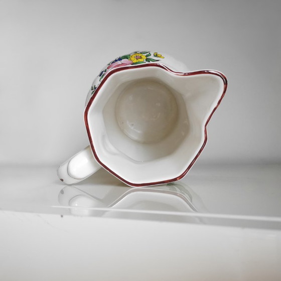 Image 1 of ANTIEKE KAN - FRANS PORSELEINEN LUNEVILLE - 19E EEUW