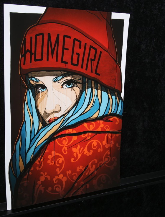 Image 1 of El Bocho - Homegirl - 2019 - Giclee - autographié