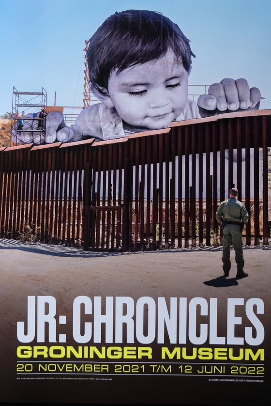 Image 1 of JR 'Chronicles' | manifesto originale della mostra