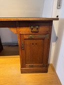 Bureau ancien en chêne art déco