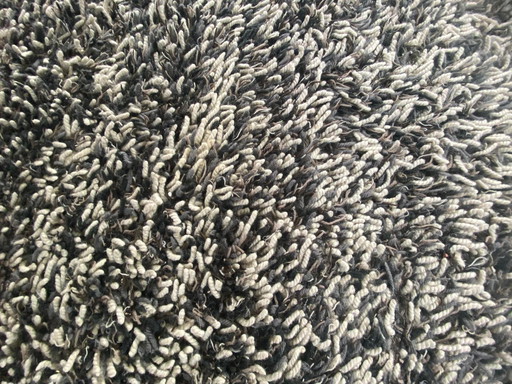 High-pile wool rug 400x400 cm