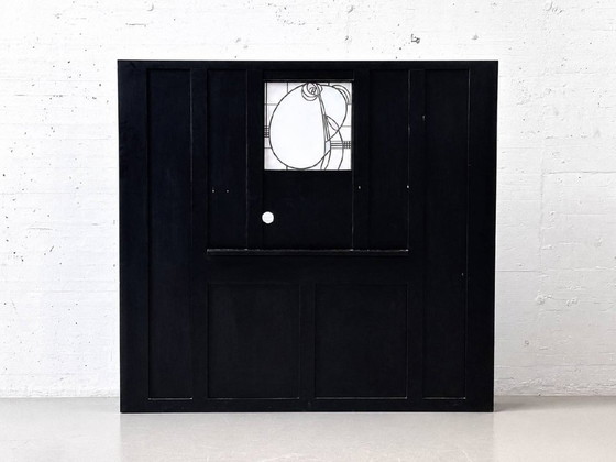 Remodeled sideboard by Charles Rennie Mackintosh, 1970s, for the Bern Casino – Glass, Wood (photo 17 of 18)