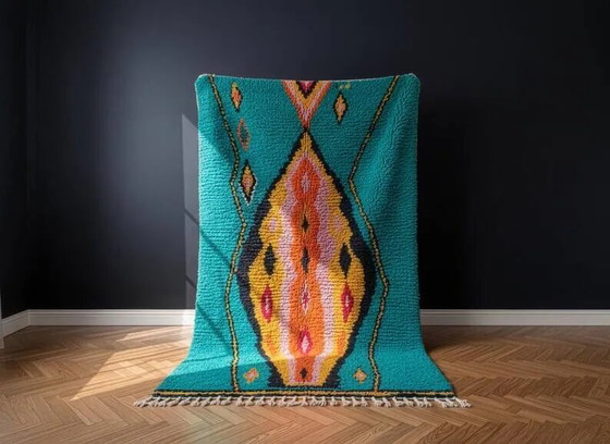 Rare tapis berbère artisanal 200cmx300cm – Modern (photo 7 of 7)