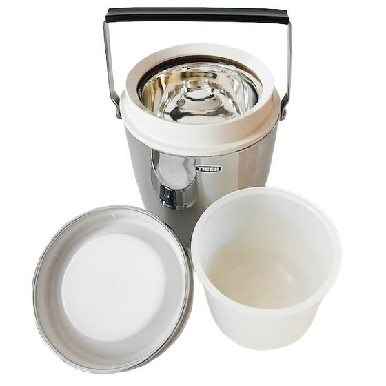 Image 1 of Secchiello per il ghiaccio isolato cromato vintage Tiger, argento cromato, anni '60