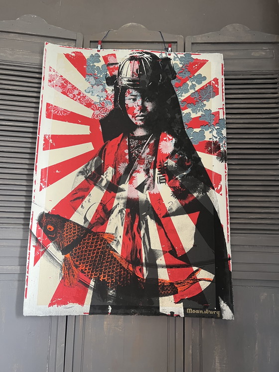 Image 1 of Zeefdruk (75/108cm) Moansburg “Japan” nr 5vd10