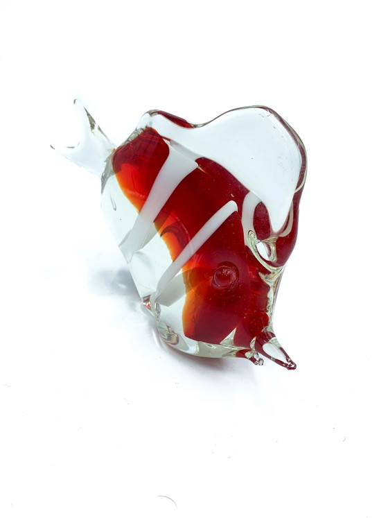 Pesce rosso in vetro di Murano anni '70, Oggetti decorativi (foto 4 di 6)