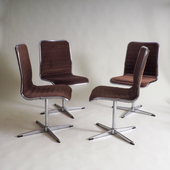 Image 1 of Set di 6 sedie girevoli di Tacke Sitzmöbel