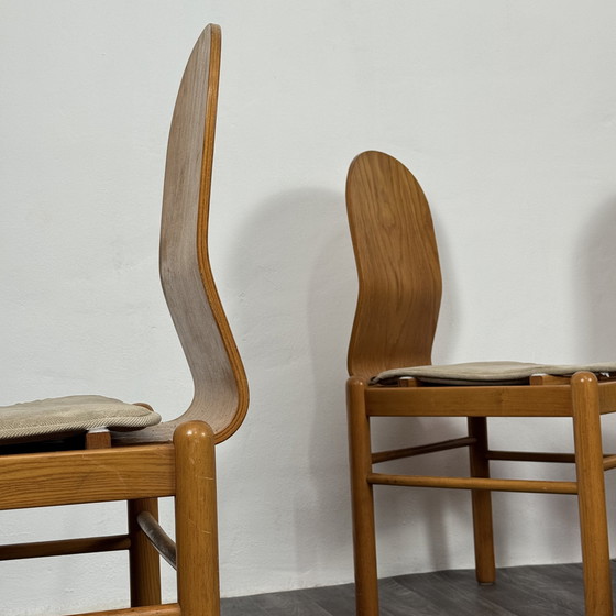 Image 1 of Set of 4 Mid-Century Scandinavian Dining Chairs from the 1970s