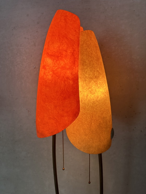Image 1 of Vintage fiberglass floor lamp - Carl Auböck