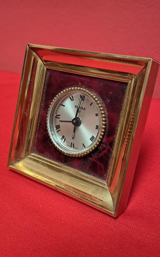 Sveglia Swiza 8 Neoclassica, Orologi, Vetro, Metallo, Dorato (foto 3 di 9)