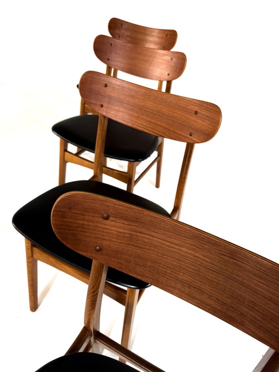 Image 1 of 4x chaises de salle à manger danoises vintage, Farstrup Møbler '60