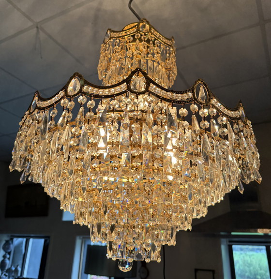 Image 1 of Beautiful Bohemian crystal chandelier