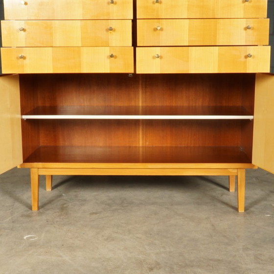 Mobile pensile vintage lucido in noce, anni '70 – Credenze alte, Wood (photo 11 of 14)