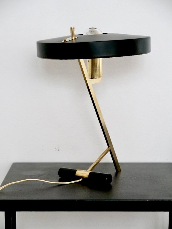 Philips Louis Kalff Mid Century Diplomat Z Lamp – Table lamps, Brass (photo 6 of 24)