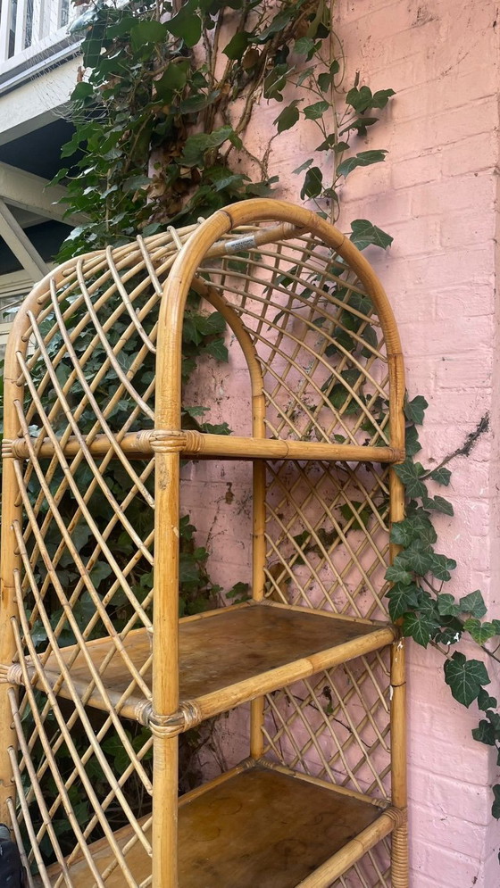 Image 1 of mobile in bambù e rattan