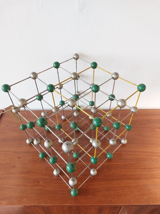 Vintage 1960s (School) Model / Object Sodium Chloride
