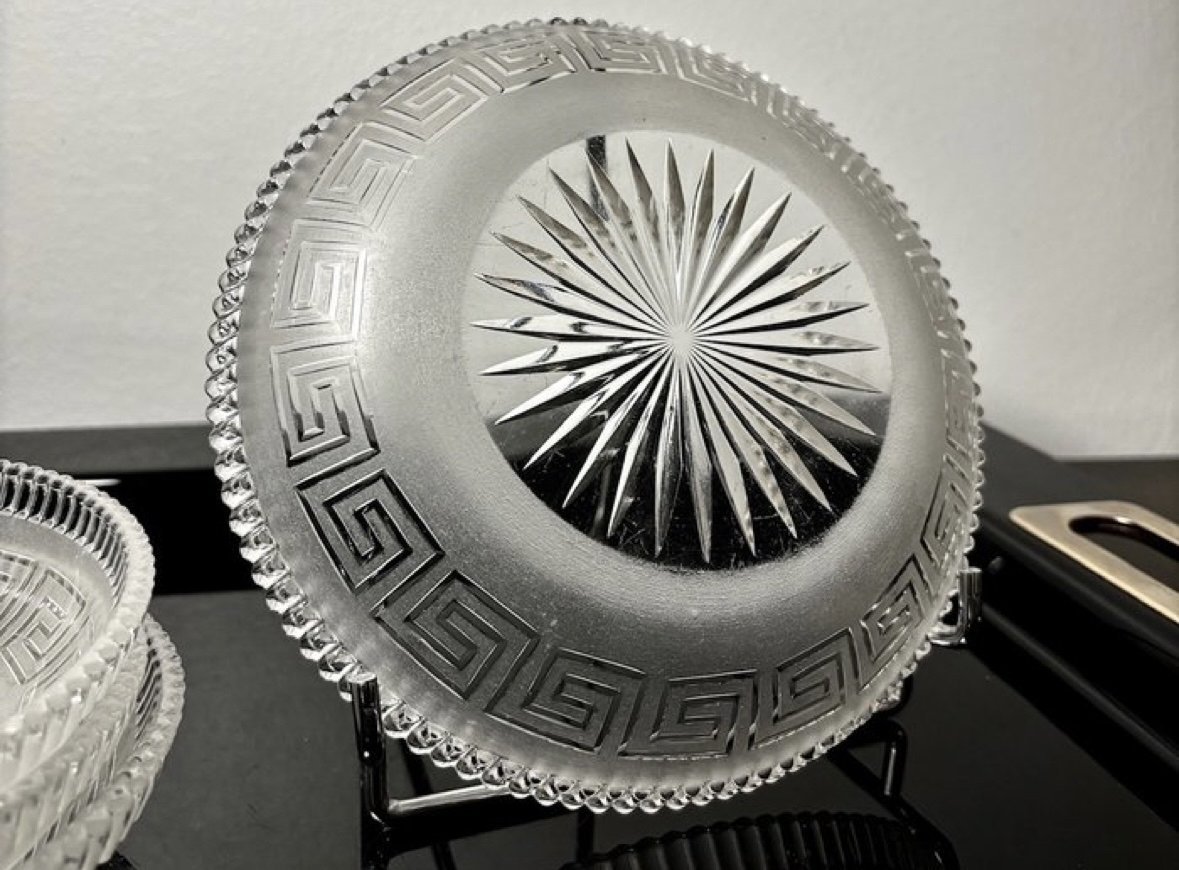 4 Plates Baccarat 2/2 in Antique Greek Key | €120 | Whoppah