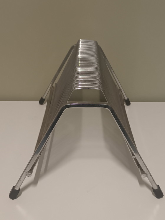 Image 1 of présentoir à disques vinyles vintage